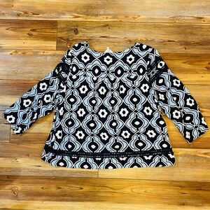 Women’s crown & ivy 3/4 Sleeve Knot Top Petite XL